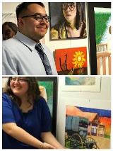 Joshua and Jenae at Mayor's Art Show