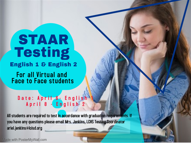 STAAR Testing Eng1.Eng2