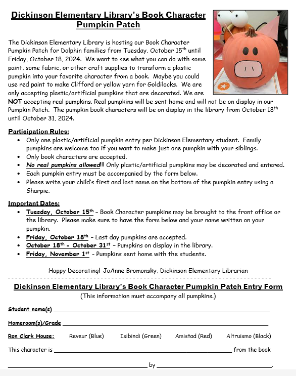 Pumpkin Patch - newsletter