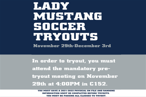 21 22 Lady Soccer Tryouts