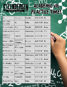 UIL practice times 1 of 1